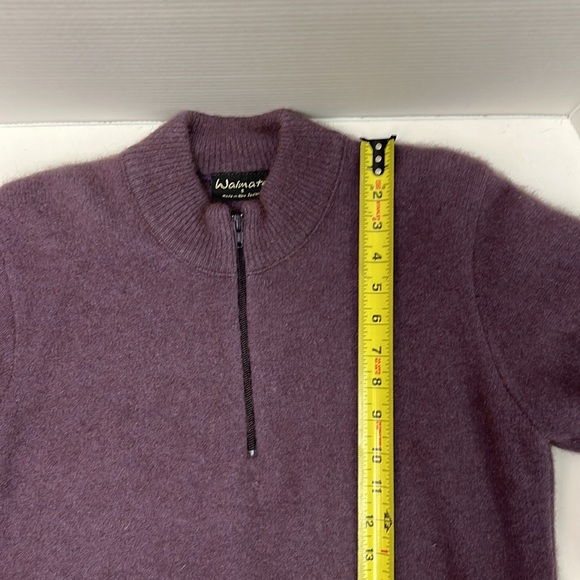 Waimate Merino Possum Blend Women’s 1/4 Zip Pullover Made in New Zealand 🇳🇿 - Picture 5 of 8